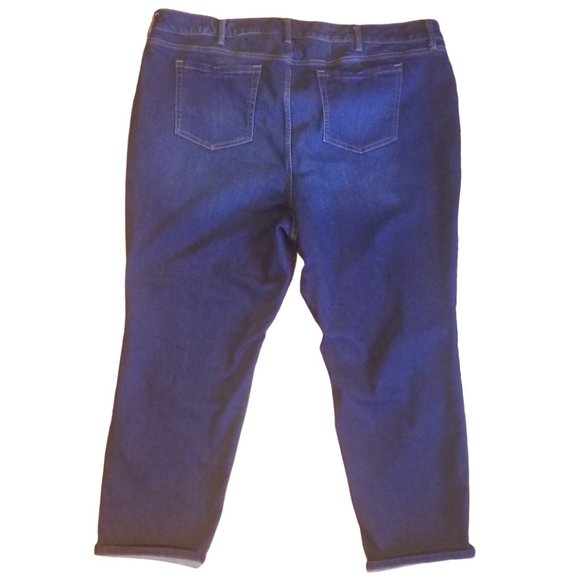 NWOT Torrid Women Jeans | Boyfriend Straight Stretch | Mid Rise Dark | Size: 26R - Picture 8 of 15